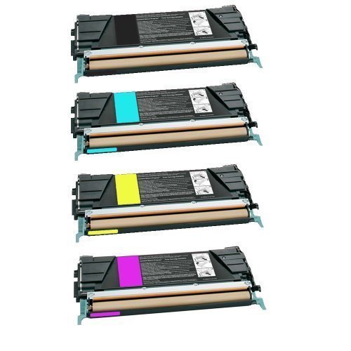 Lexmark color C522  BK/Y/C/M  Reincarcare + cip