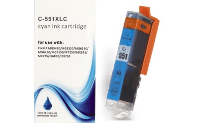 Cartus cerneala compatibil nou Canon CL551XL Cyan